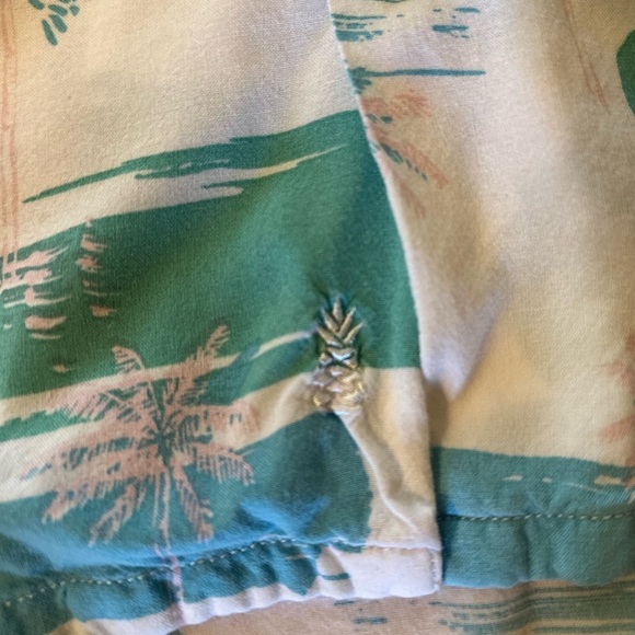 Chubbies Shirt Men's Sz Large Tropical Palm Short Sleeve Casual Lightweight - Picture 5 of 12